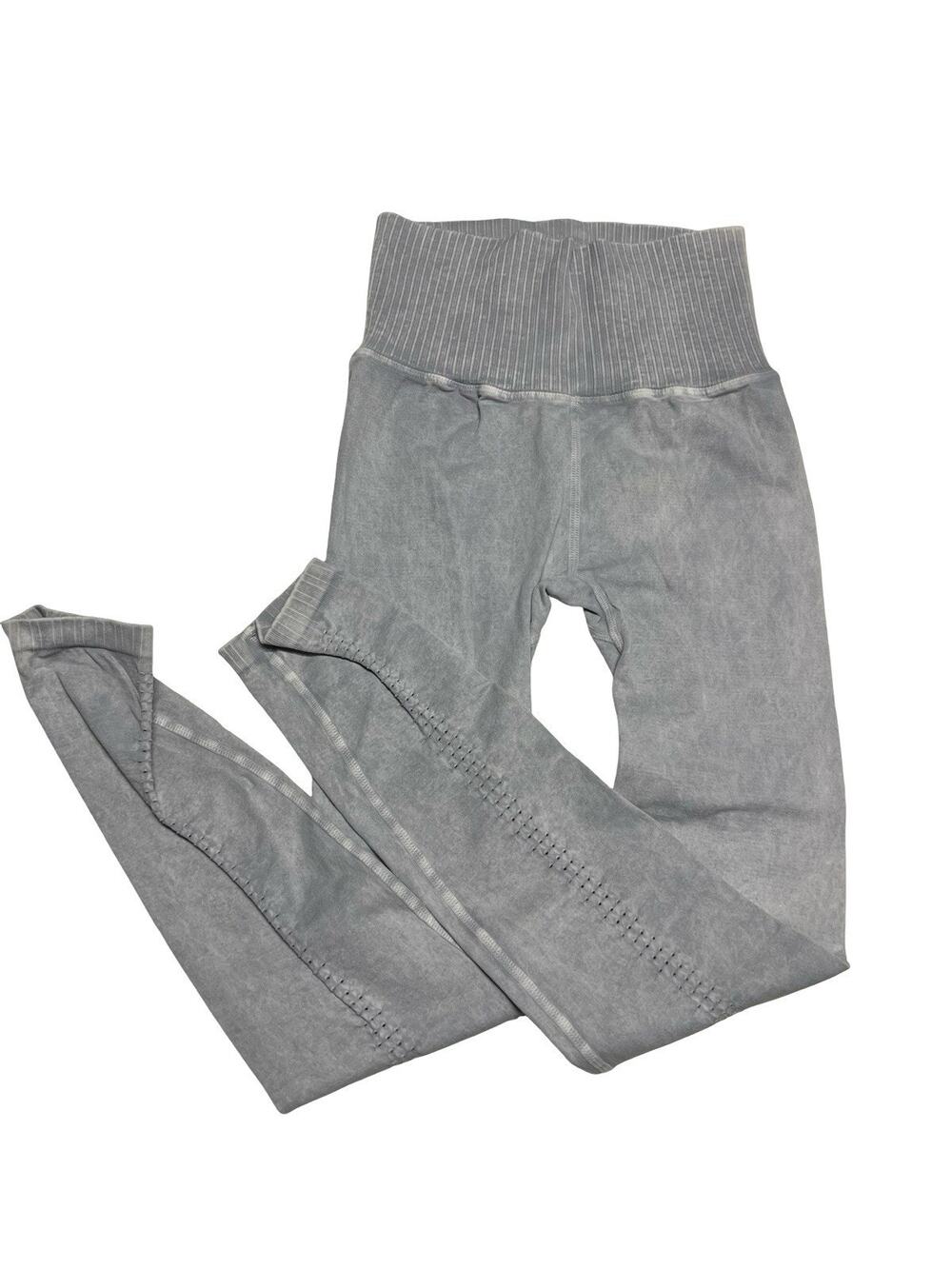 Free People Movement Good Karma High Rise Yoga Gym Leggings Blue gray XS/S